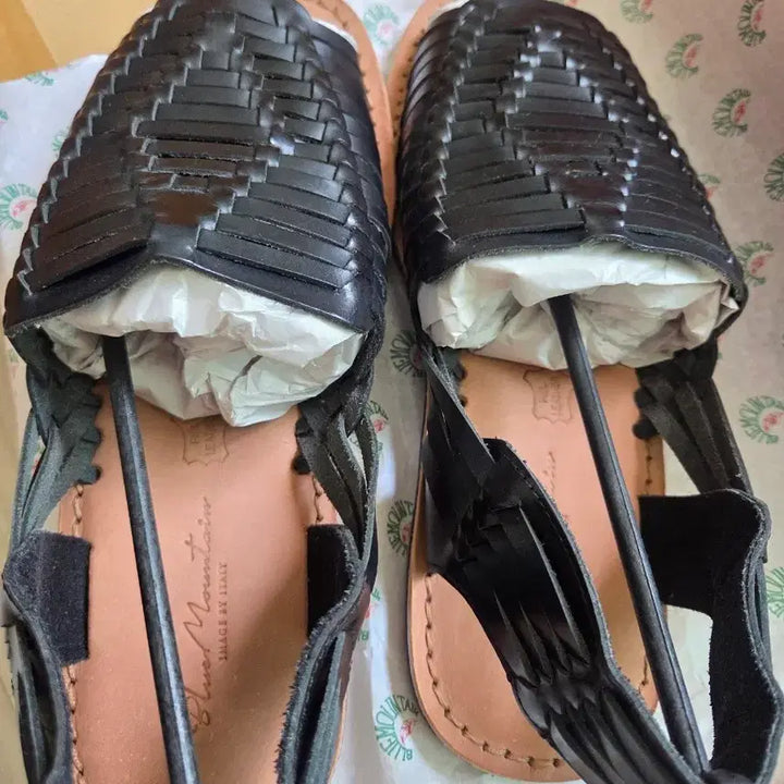 [BUNJANG] Blue Mountain Leather Sandals Black / 블루마운틴 샌들 블랙