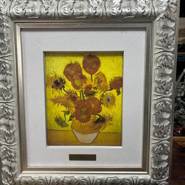 [BUNJANG] Sunflower Painting Framed / 해바라기 그림