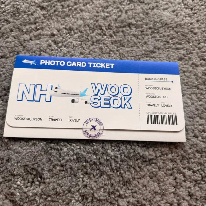 [BUNJANG] Byun Woo Seok NH Travel Card Photocard Set / 변우석 농협 트래블 카드 포카