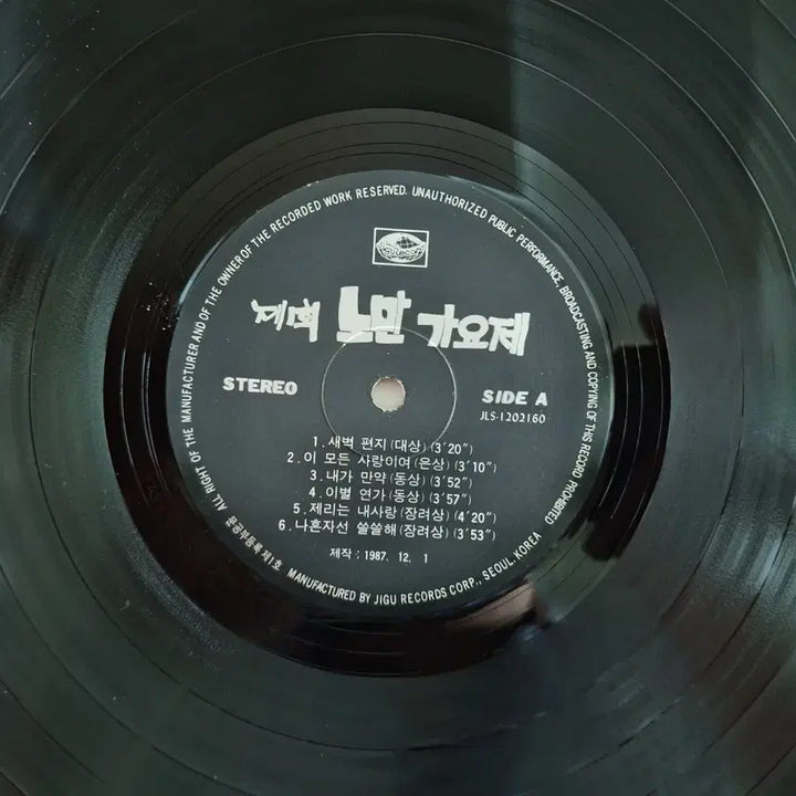 [BUNJANG] 1987 Nomun Music Festival LP - Rare Album / 제1회 노만가요제 LP/귀한음반