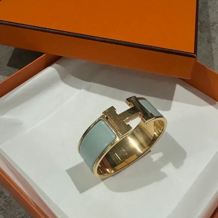 [BUNJANG] Hermes Clic H Bracelet PM Gold Mint / 에르메스 클릭아슈 팔찌 골드민트PM