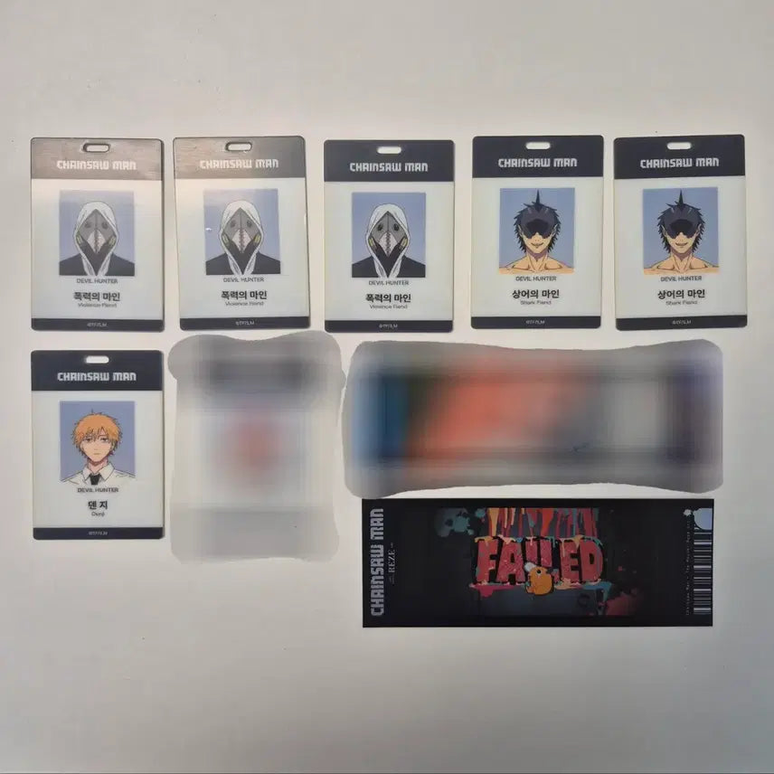 [BUNJANG] Chainsaw Man Popup Bundle Set / 체인소맨 팝업 일괄