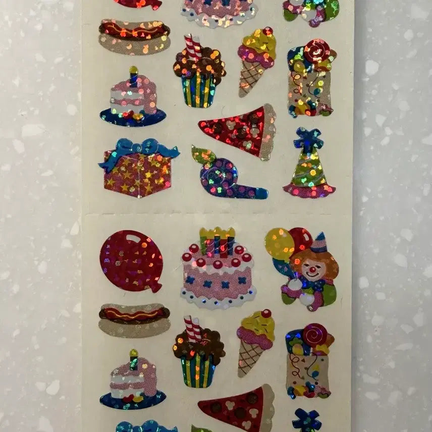 [BUNJANG] Sandy Lion Vintage Sticker 2-Cut Set / 샌디라이온 빈티지 고전스티커 희귀제품 2컷