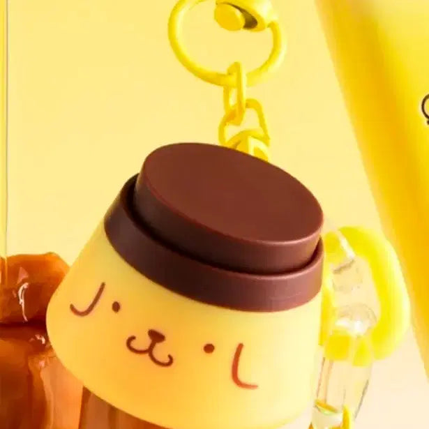 [BUNJANG] Atte Pompompurin Pouch + Keycap Keyring Set / 새상품:)아떼 폼폼푸린 파우치+키캡키링 세트
