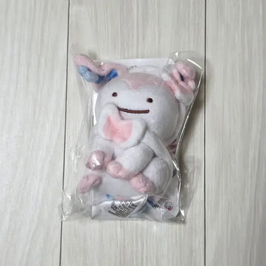 [BUNJANG] Transforming Ditto Sylveon Plush Keyring Mascot / 중포센 변신 메타몽 님피아 인형 키링 마스코트