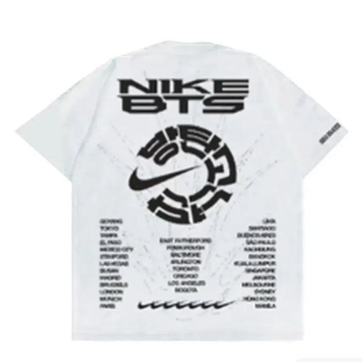 [BUNJANG] BTS x Nike Collaboration Short Sleeve T-Shirt - White XS (J-Hope Worn) / BTS x 나이키 숏슬리브 반팔 화이트 XS 새상품(홉이착용)
