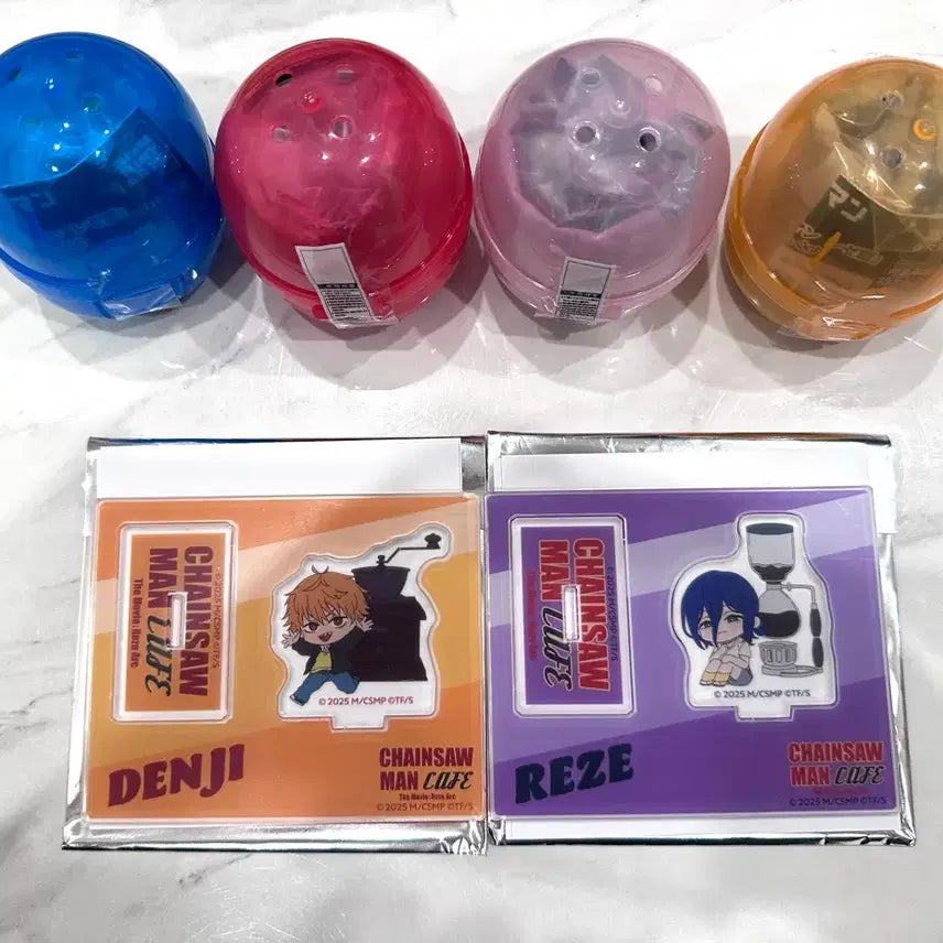 [BUNJANG] Chainsaw Man Cafe MAPPA Popup Goods Bundle Set / 체인소맨 카페 팝업 굿즈, 파우치 가챠 <6종 세트>