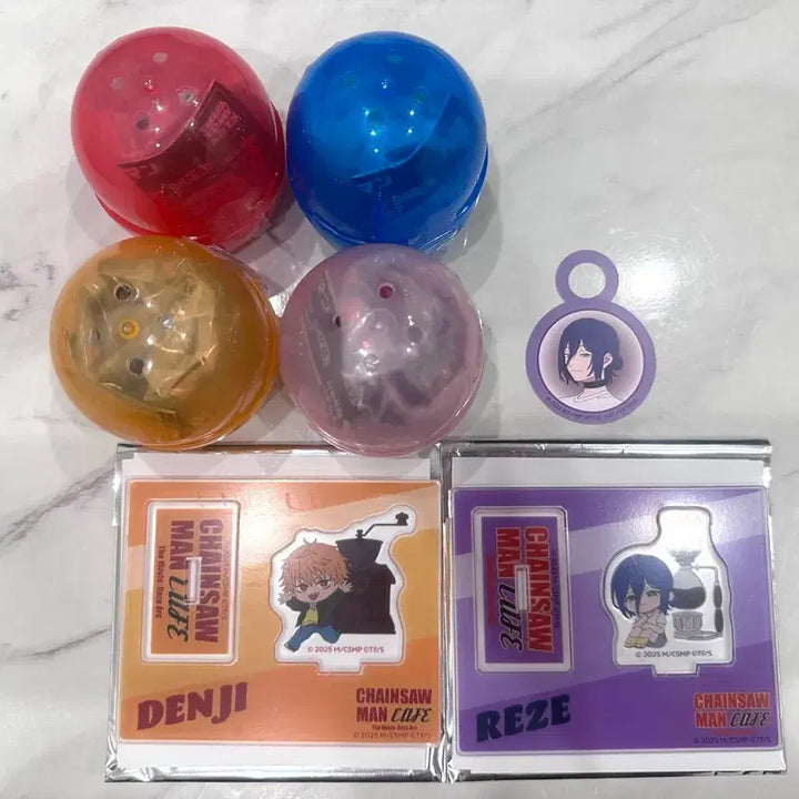 [BUNJANG] Chainsaw Man Cafe MAPPA Popup Goods Bundle Set / 체인소맨 카페 팝업 한정 아크릴 스탠드 덴지/레제