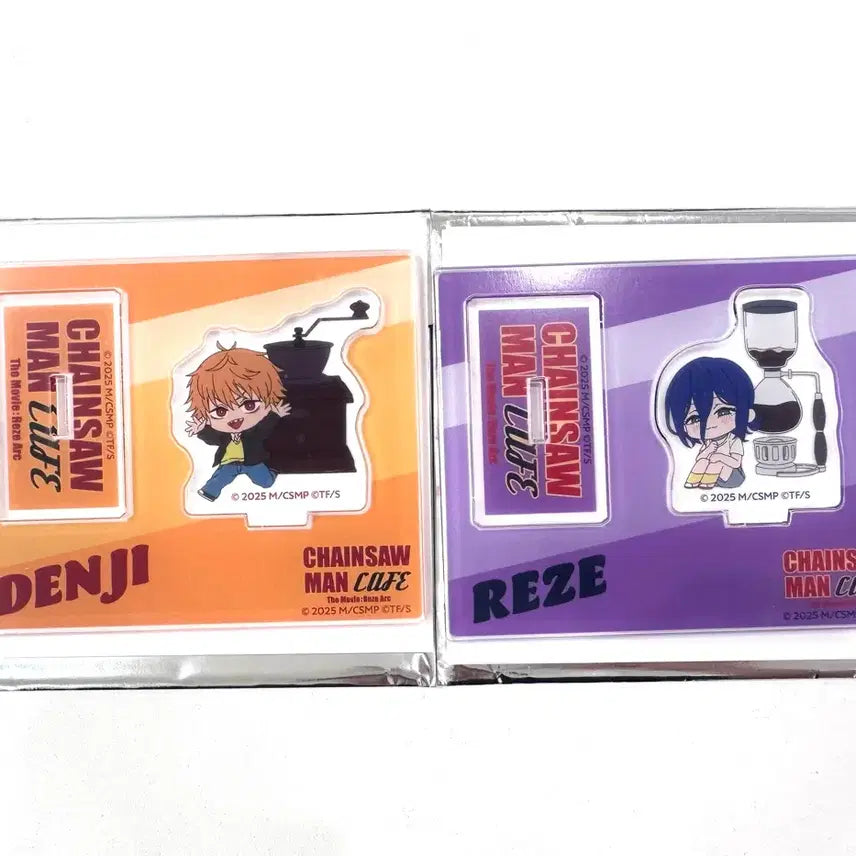 [BUNJANG] Chainsaw Man Cafe MAPPA Popup Goods Bundle Set / 체인소맨 카페 팝업 한정 아크릴 스탠드 덴지/레제