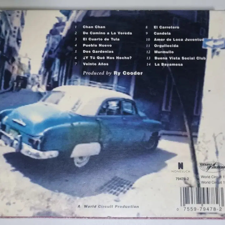 [BUNJANG] Buena Vista Social Club 1st Album (Unsealed CD) / 부에나 비스타 소셜클럽 1집 (개봉 CD)