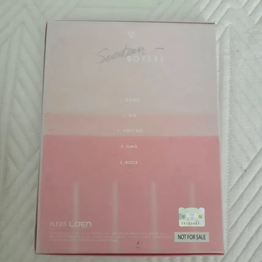 [BUNJANG] SEVENTEEN BOYS BE 2nd Album Autographed / (비매) 세븐틴 친필 SEVENTEEN  2집 친필 사인 앨범