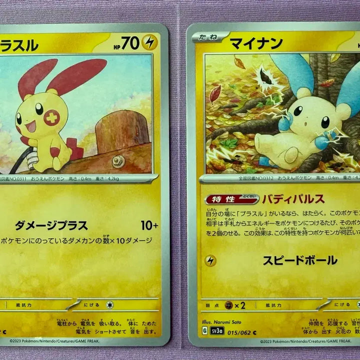 [BUNJANG] Pokemon Card Plushin + Mauzi Bundle Set (Japanese) / 포켓몬카드 플러시, 마이농 2 set (일판)
