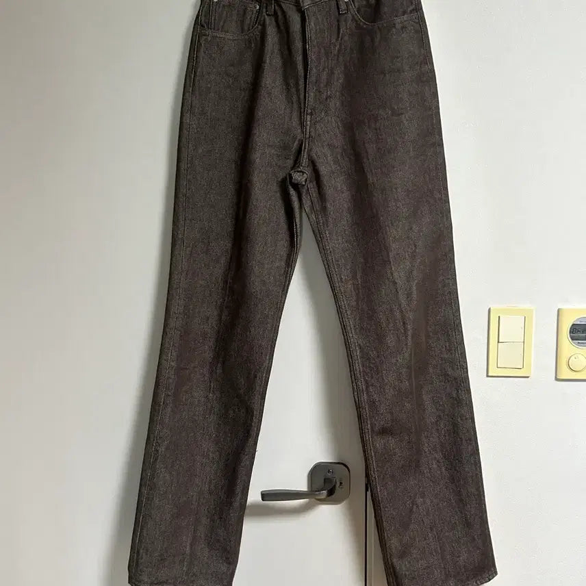 [BUNJANG] Auralee Hard Twist Denim 5P Brown 26 / 오라리 하드 트위스트 데님 5p 브라운 26사이즈 (비이커구매)
