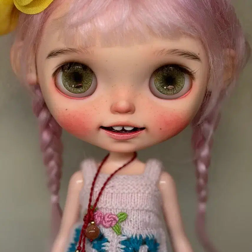 [BUNJANG] Custom Blythe Doll (Pink Hair, Blue Eyes) / 커스텀브라이스 분양