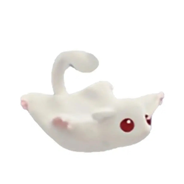 [BUNJANG] Albino Flying Squirrel Gacha Ring Holder / 날다람쥐 플레이트 - 알비노 가챠 반지 거치대