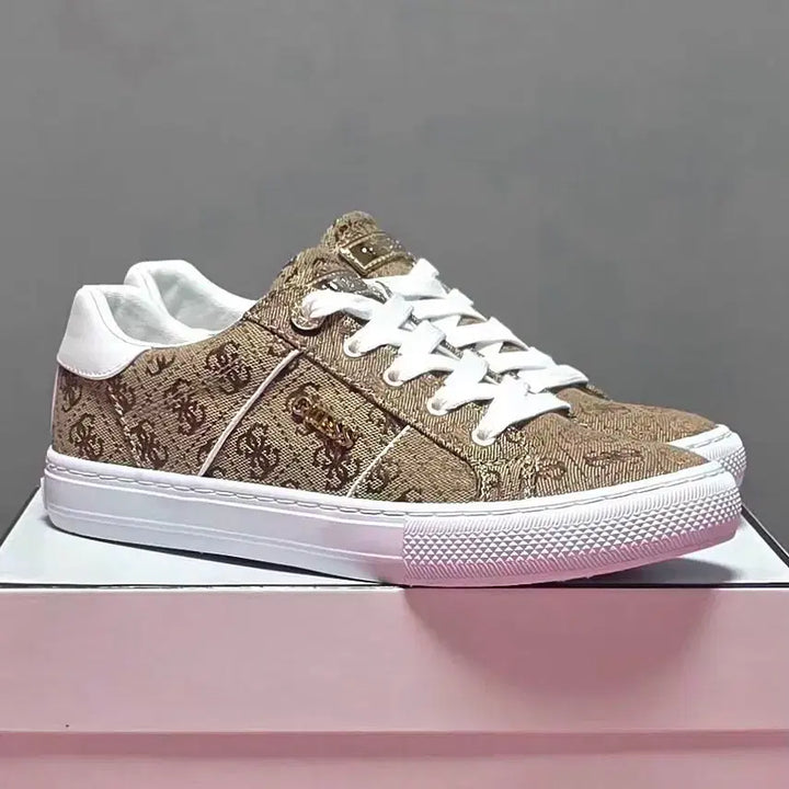 [BUNJANG] GUESS Rubben Sneakers (Medium Brown, 245) / GUESS 러븐 스니커즈/245