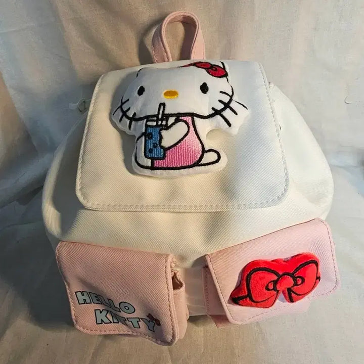 [BUNJANG] Hello Kitty White Mini Backpack / [택 부착 신상품]헬로키티 흰색 미니 백팩