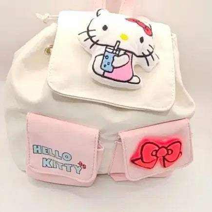 [BUNJANG] Hello Kitty White Mini Backpack / [택 부착 신상품]헬로키티 흰색 미니 백팩