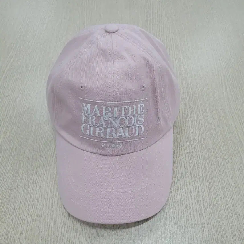 [BUNJANG] Marithe Francois Girbaud Cotton Ball Cap Pink / 마리떼 볼캡 모자 핑크