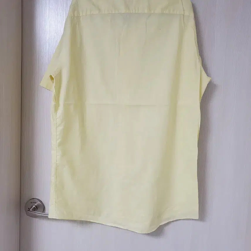 [BUNJANG] Daks Yellow Short-Sleeve Shirt / 닥스 옐로우 반팔 셔츠
