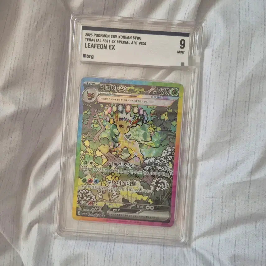 [BUNJANG] Pokemon Card Leafeon SAR BRG9 / 포켓몬카드 테라스탈 리피아sar brg9