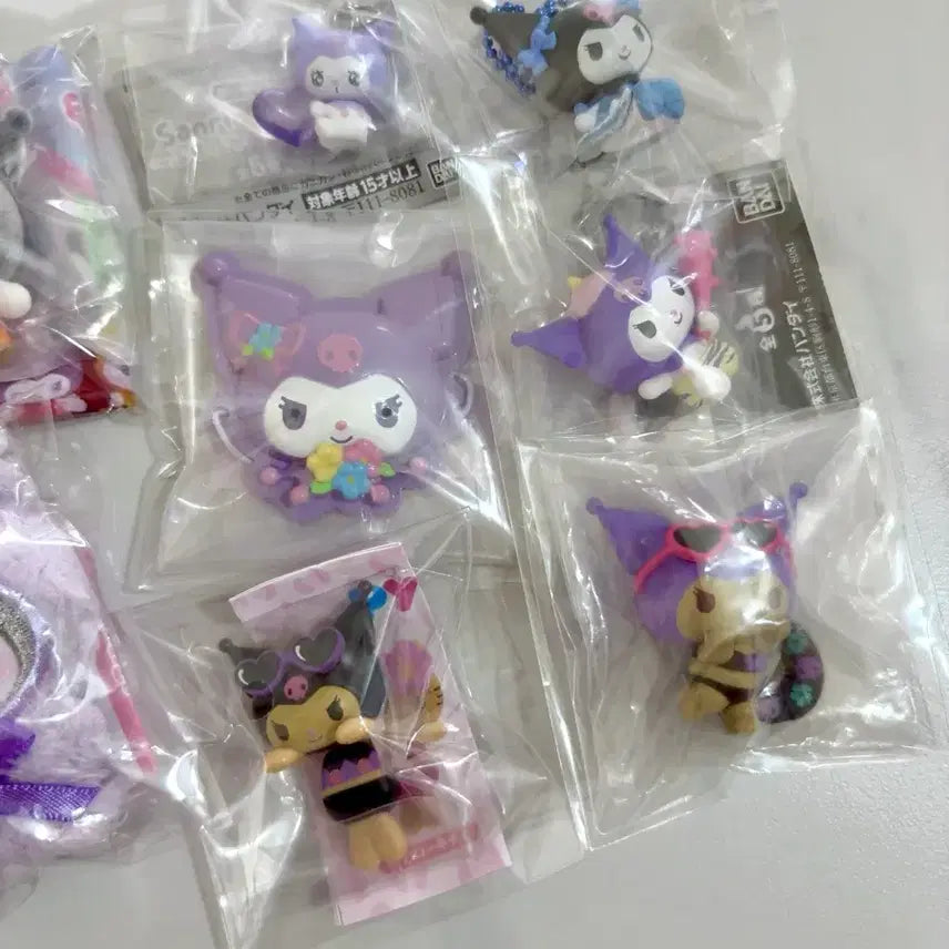[BUNJANG] Sanrio Kuromi Gacha Figure Bundle Set / 산리오 쿠로미 가챠 피규어 굿즈 일괄
