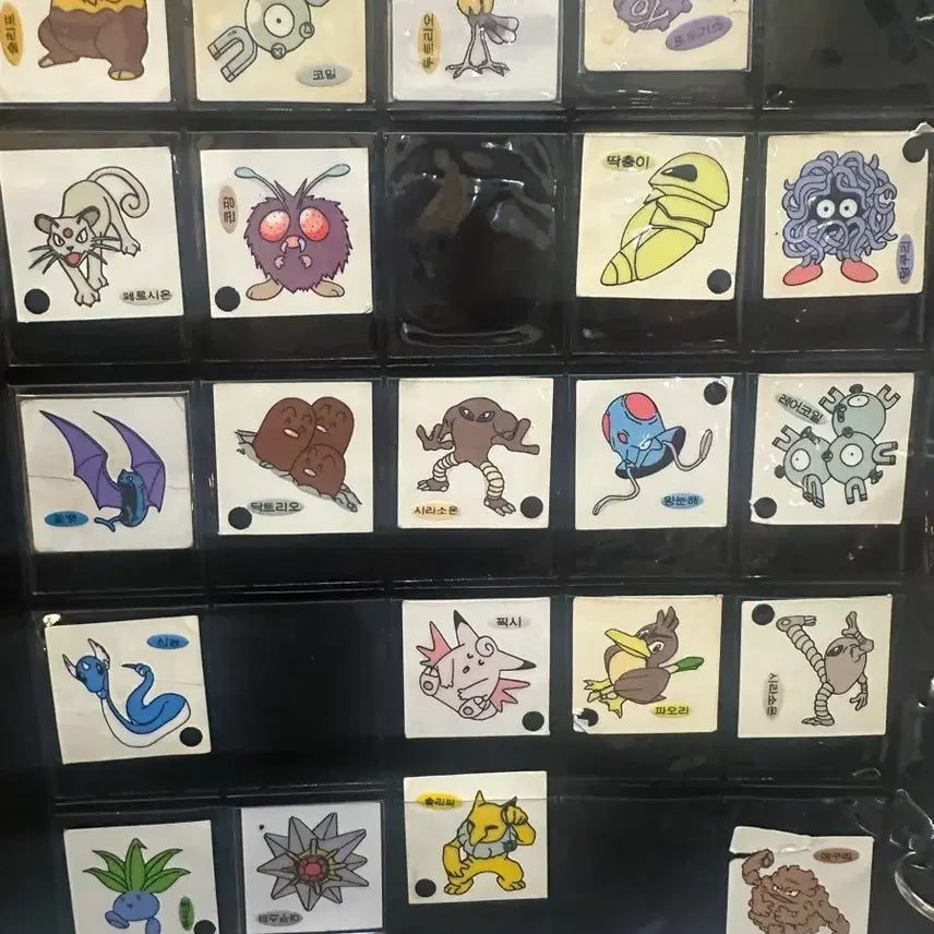 [BUNJANG] 1999 Pokemon Stickers Bundle Set / 99년 구버전 포켓몬 띠부씰 일괄