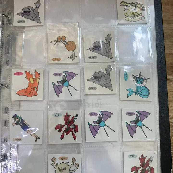 [BUNJANG] 1999 Pokemon Stickers Bundle Set / 99년 구버전 포켓몬 띠부씰 일괄