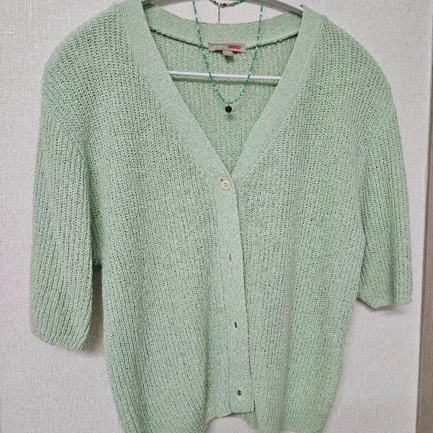 [BUNJANG] Handmade Green Beaded Necklace / 초록숲을 닮은 너. 비즈목걸이