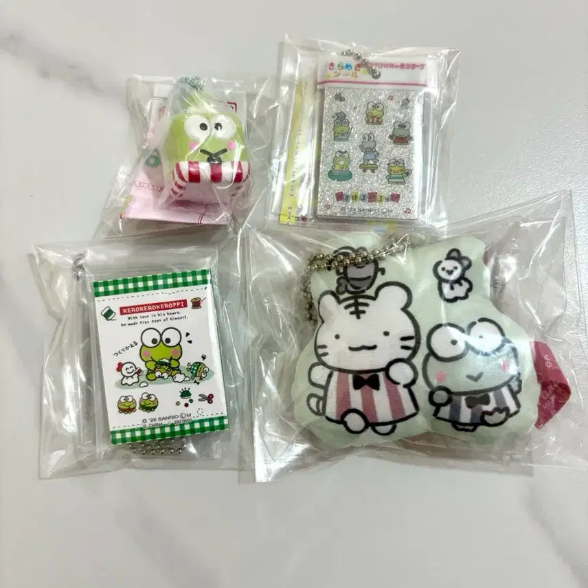 [BUNJANG] Sanrio Keroppi Gacha Merchandise Bundle Set / 산리오 케로피 가챠 굿즈 일괄