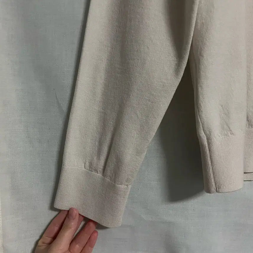 [BUNJANG] Time Homme Wool Round Knit - Beige / Time 타임 옴므 라운드 울 니트 95