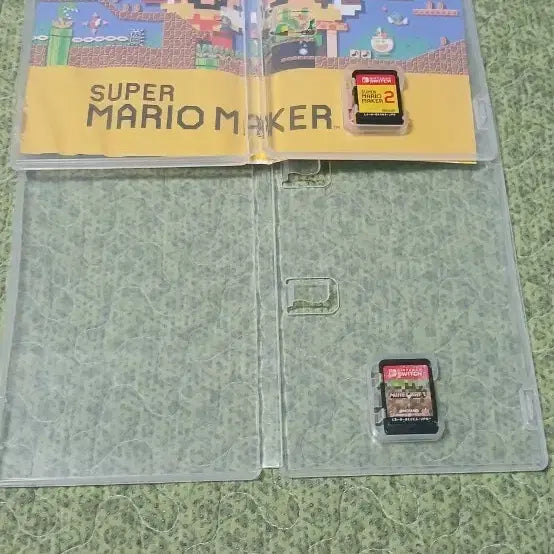 [BUNJANG] Nintendo Switch Super Mario Maker 2 &amp; Minecraft Bundle / 슈퍼 마리오 메이커 2 닌텐도 스위치 게임과 마인크래프트 칩