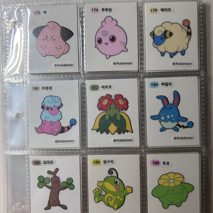 [BUNJANG] Pokémon Gen 2 Sticker Collection Set / 포켓몬 2세대 띠부씰 모음 및 전설 띠부씰