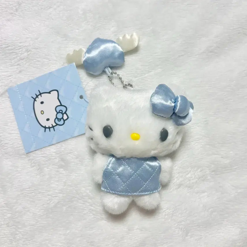 [BUNJANG] Hello Kitty Blue Sky Color Doll Keyring / 헬로키티 키티 인형 키링 블루 하늘색