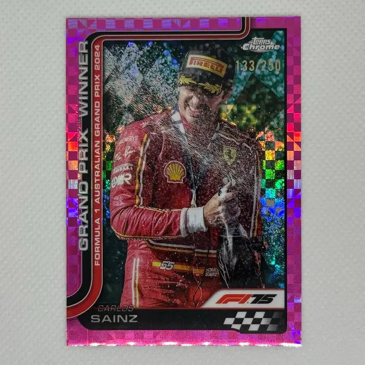 [BUNJANG] 2025 Topps Chrome Carlos Sainz Limited Edition Card 