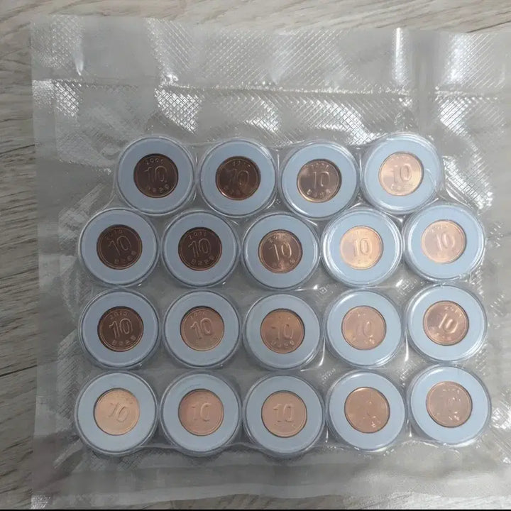 [BUNJANG] 10 Won Coin Unused Set (2006-2024) / 2006-2024년 신도안 10원 미사용 세트
