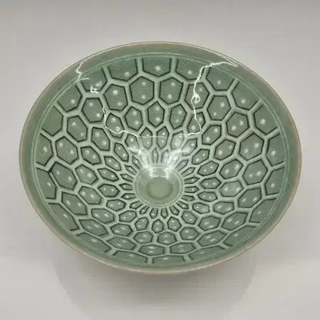 [BUNJANG] Okam Nam Jeong-sik Celadon Tea Bowl (1st Gen) / 1세대 옥암.남정식선생-청자다완/