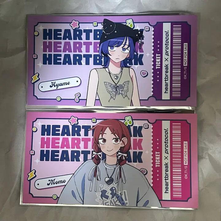 [BUNJANG] Ayame Momo Ticket Benefit Set / 평범한 경음부 아야메 모모 티켓 특전 세트