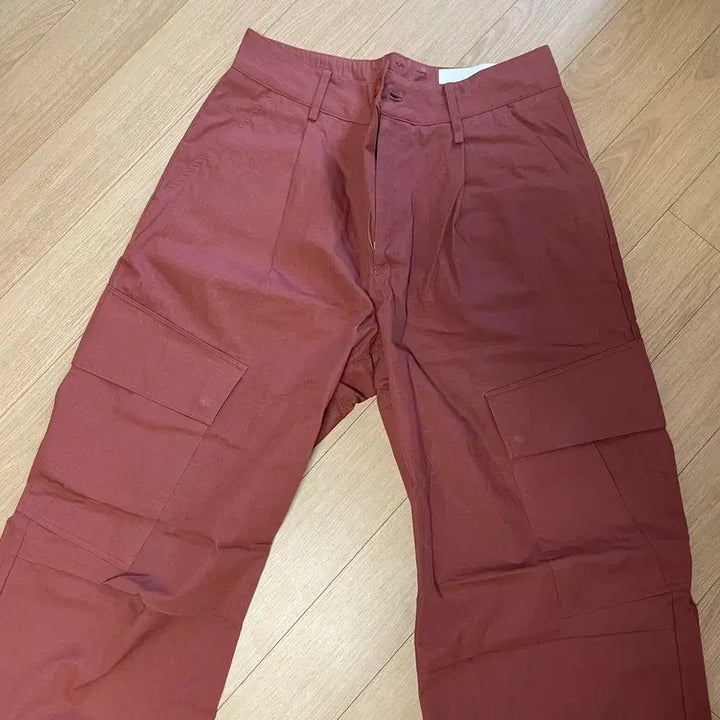 [BUNJANG] Yiyae Cargo Pants Red M / yiyae 카고 바지