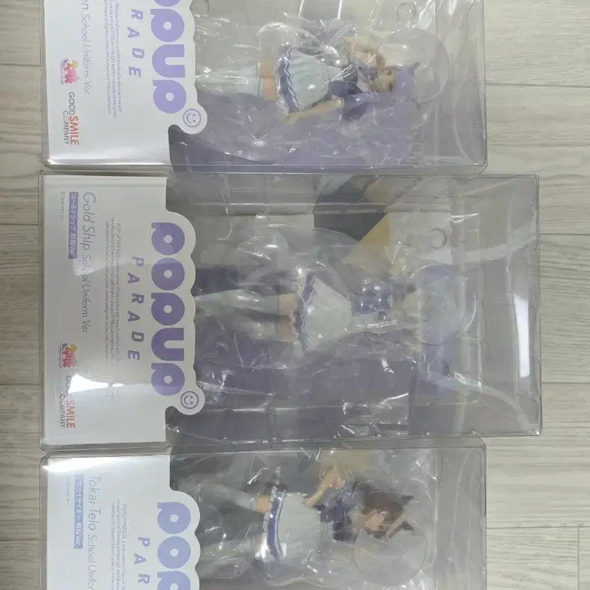 [BUNJANG] Good Smile Company Pop Up Parade Gold Ship, Teio, McQueen 3-Figure Set / 우마무스메 굿스마일 팝업퍼레이드 3존