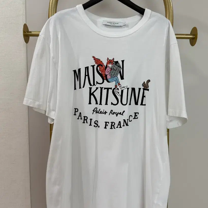 [BUNJANG] Maison Kitsuné Authentic Fox Graphic T-shirt / 정품) 메종키츠네 반팔티셔츠