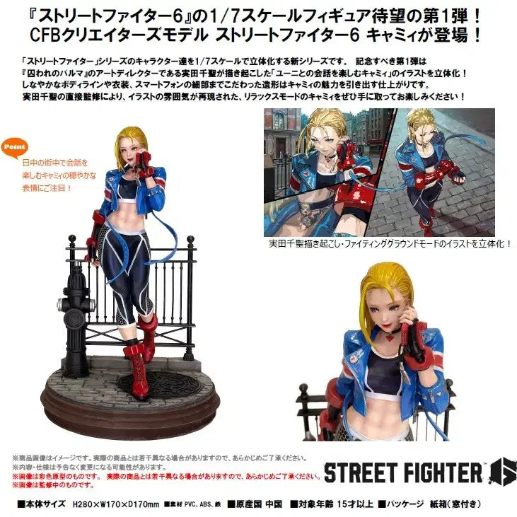 [BUNJANG] Capcom Figure Builder Cammy Figure / 캡콤 피규어빌더 스트리트 파이터 캐미 피규어