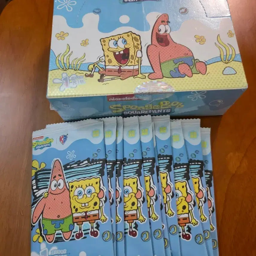 [BUNJANG] SpongeBob SquarePants Goods Card Box &amp; Card Packs / 스펀지밥카드 스퀘어팬츠 굿즈 카드박스 카드팩판매