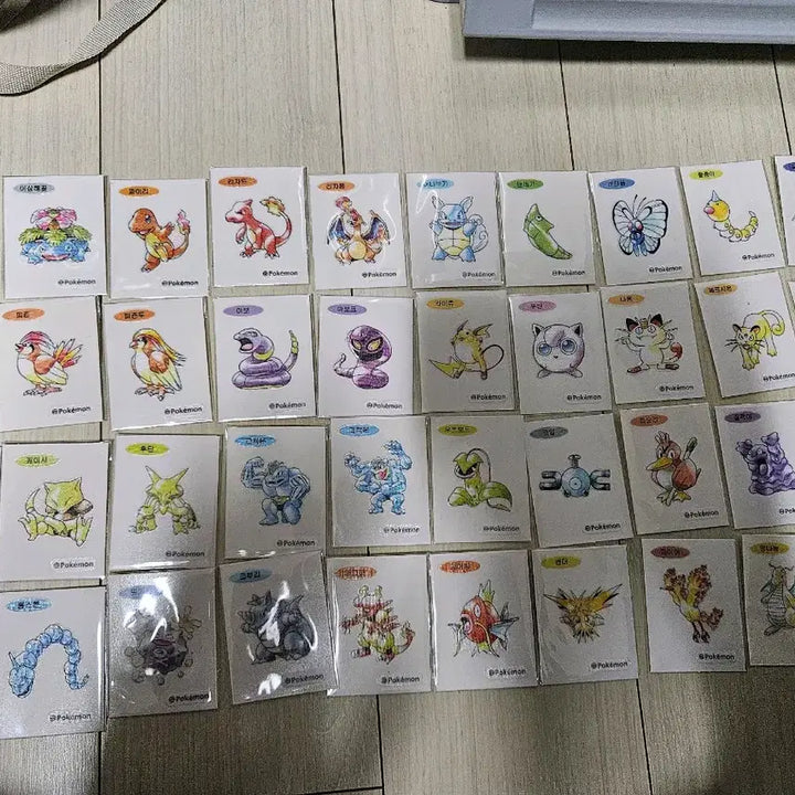[BUNJANG] Pokemon Artwork Tteobuseal Sticker Set / 포켓몬 아트워크 띠부씰 판매 및 교환