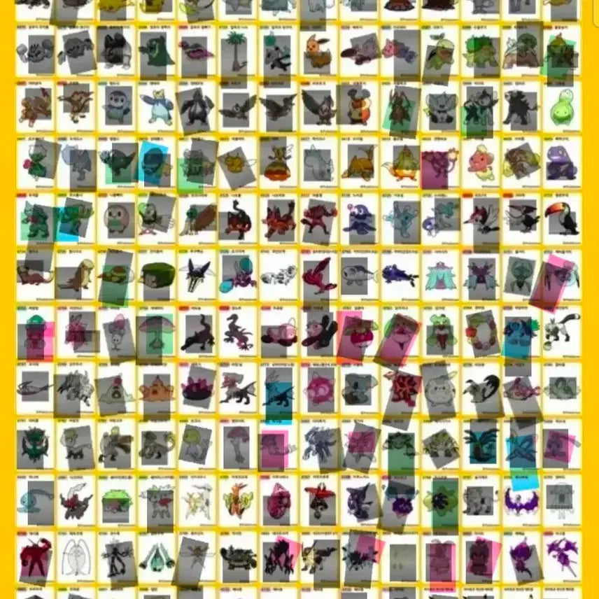 [BUNJANG] Pokemon Artwork Tteobuseal Sticker Set / 포켓몬 아트워크 띠부씰 판매 및 교환