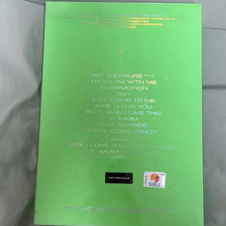 [BUNJANG] Treasure 1st Album Signed Album / 트레저 1집 친필 싸인 앨범 양도 ㅂㅁ