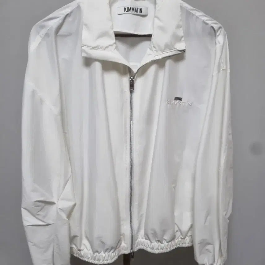 [BUNJANG] Matinkim White Zip-Up Windbreaker / 킴마틴 화이트 집업 바람막이 (31만원-15만원 반값할인)