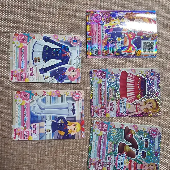 [BUNJANG] Aikatsu Akari Hoshimiya V-Square Acrylic Stand &amp; Trading Card Set / 아이엠스타 아카리 하늘 브이스퀘어 아크릴 맥도날드 스타라이트 교복 카드