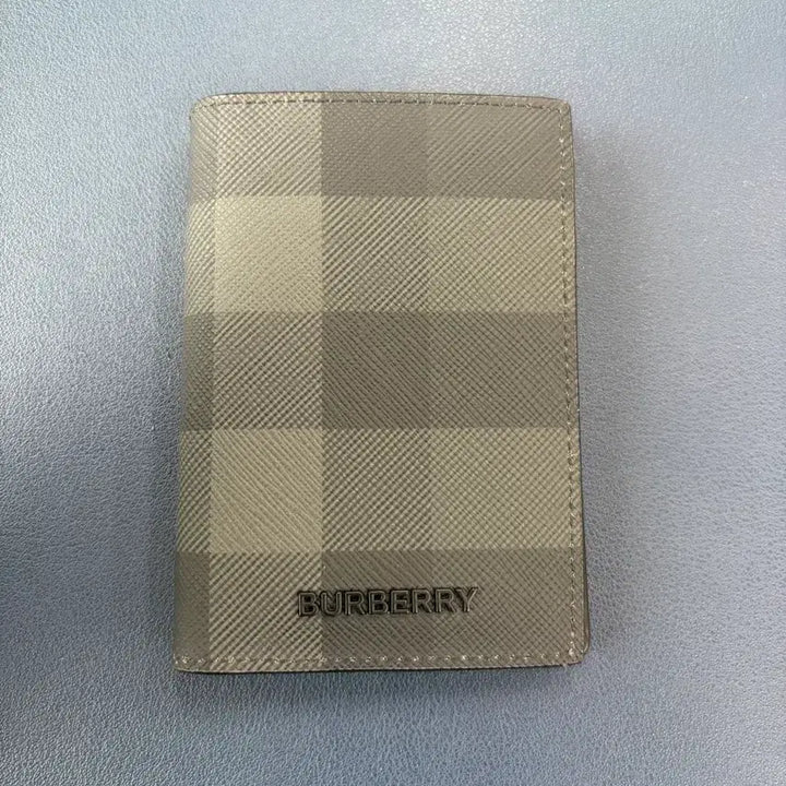 [BUNJANG] Burberry Logo Check Card Case Charcoal / 버버리 로고 체크 카드 케이스 차콜 팝니다