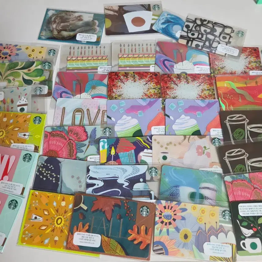 [BUNJANG] Starbucks Blank Card Collection / 스타벅스 공카드 소장용 수집용 카드